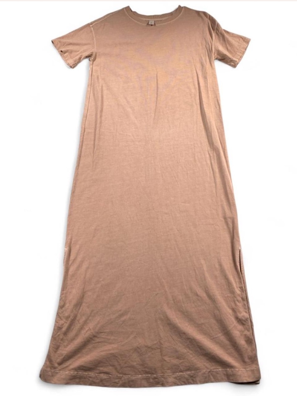 Old Navy Terra Cotta T Shirt Maxi Dress Casual Neutral Tall  Size Medium Tall